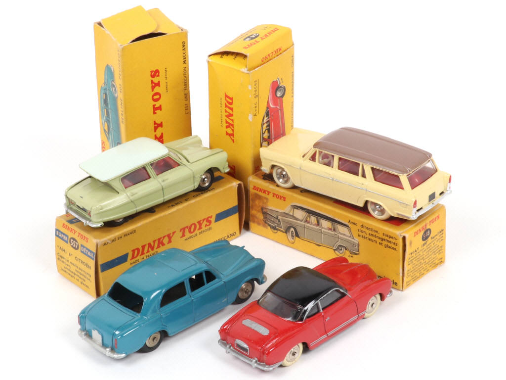 Lot 271 - DINKY TOYS (FRANCE) (4)