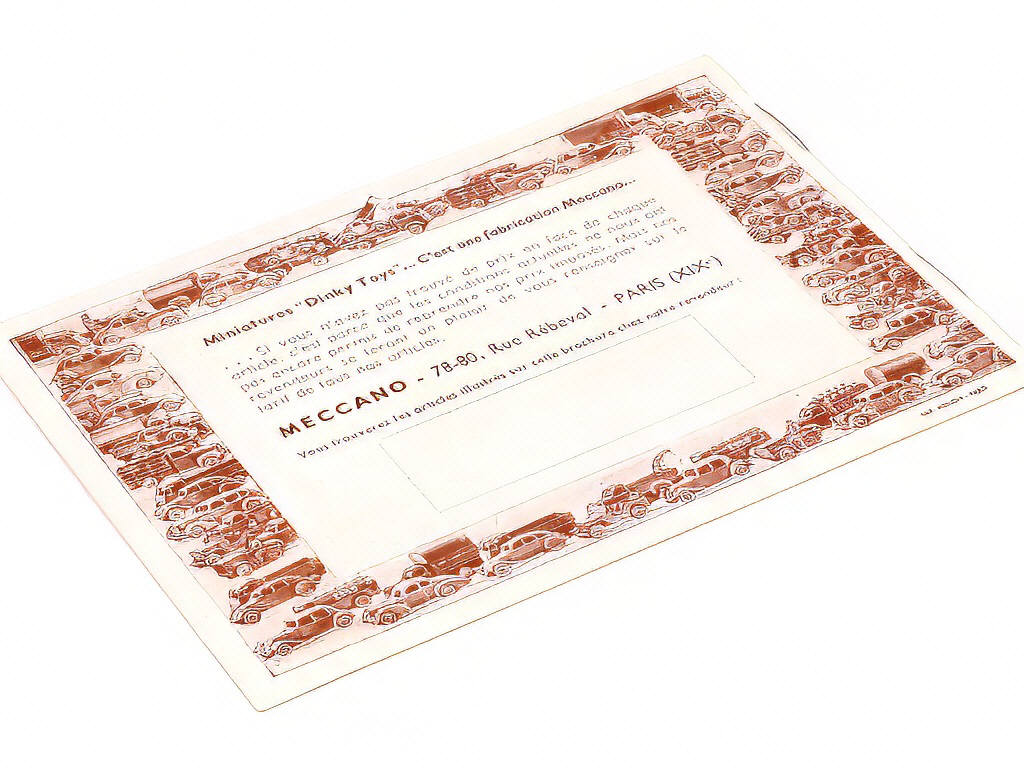 Lot 252 - DINKY TOYS (FRANCE) (1)