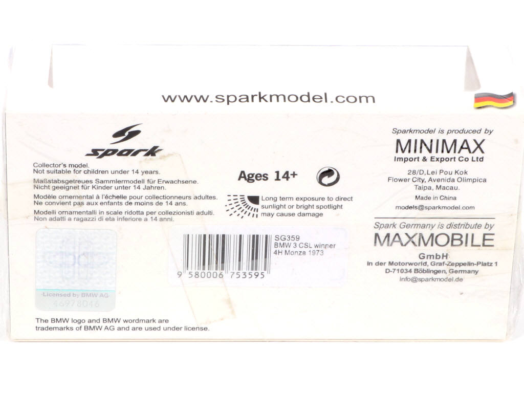 Lot 133 - SPARK (MACAU) (1)