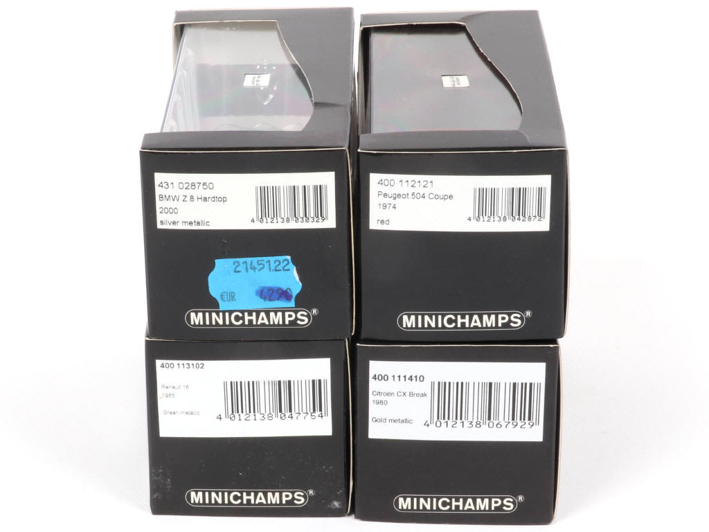 Lot 138 - MINICHAMPS (ALLEMAGNE) (4)