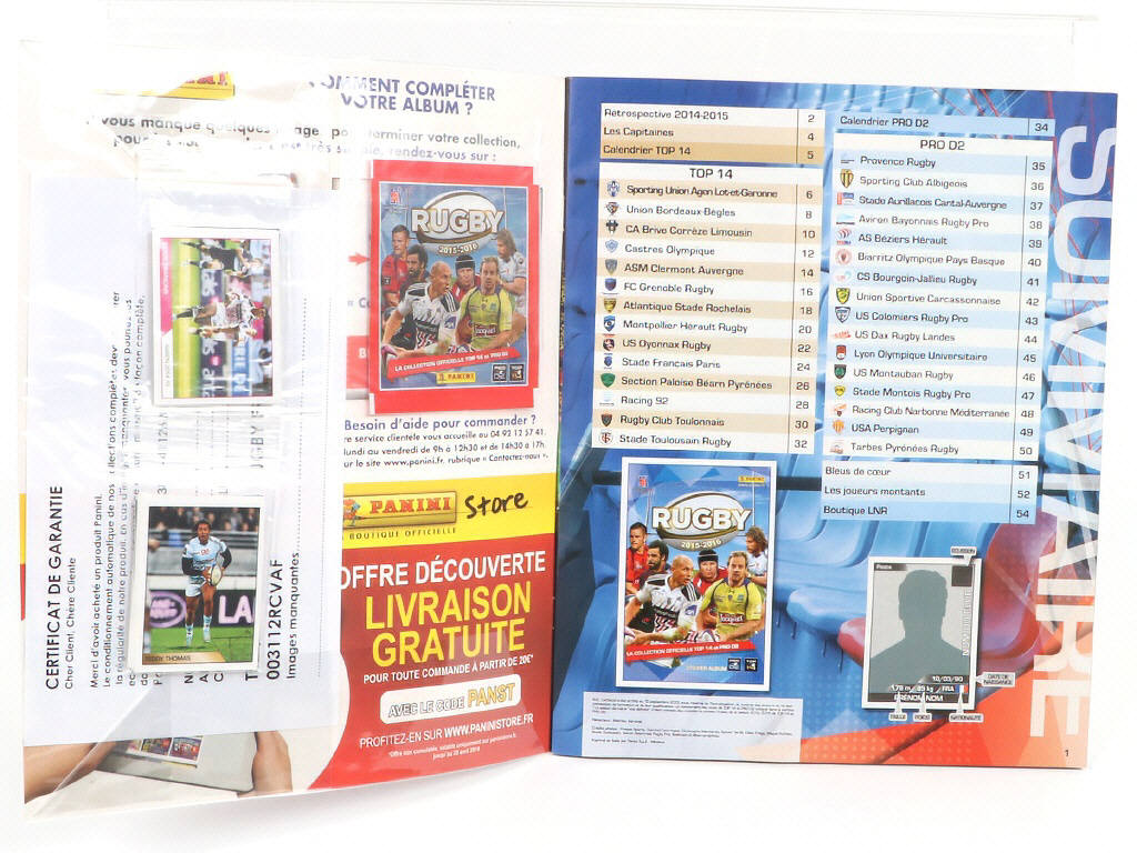 Lot 188 - PANINI (ITALIE) (2)