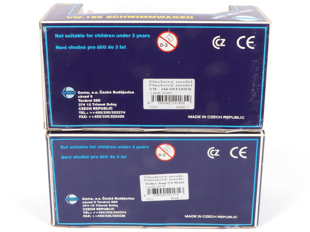 Lot 21 - GONIO (TCHECOSLOVAQUIE) (2)