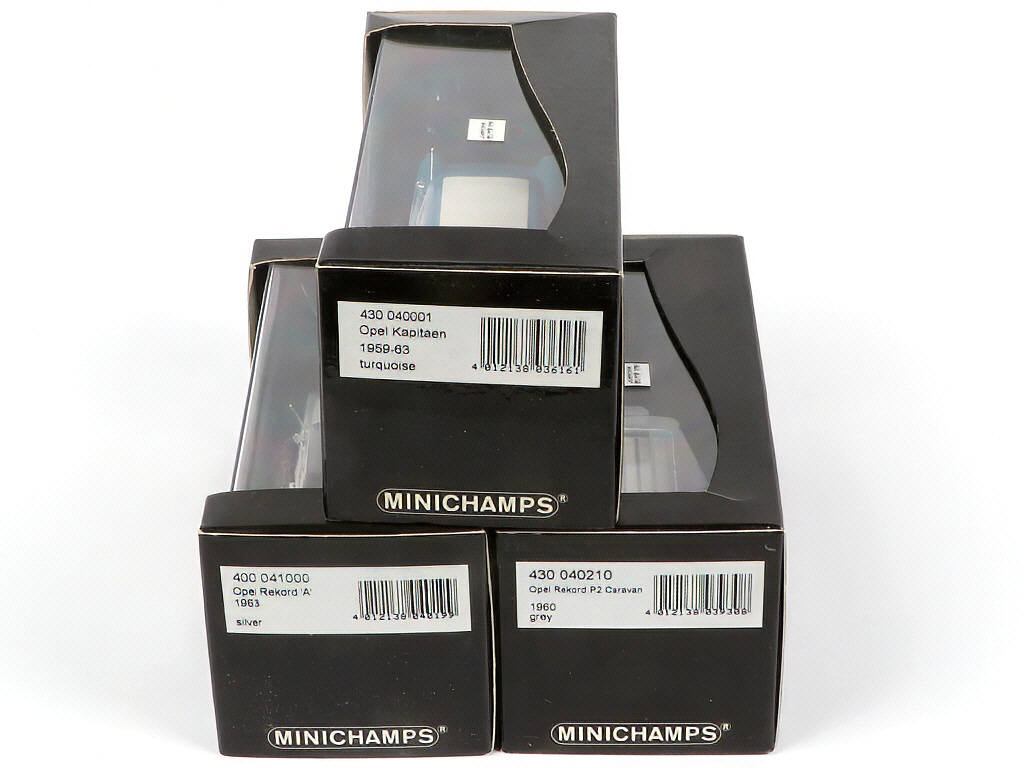 Lot 136 - MINICHAMPS (ALLEMAGNE) (3)