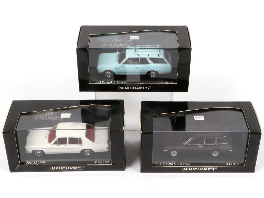 Lot 137 - MINICHAMPS (ALLEMAGNE) (3)