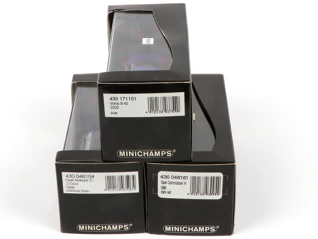 Lot 139 - MINICHAMPS (ALLEMAGNE) (3)