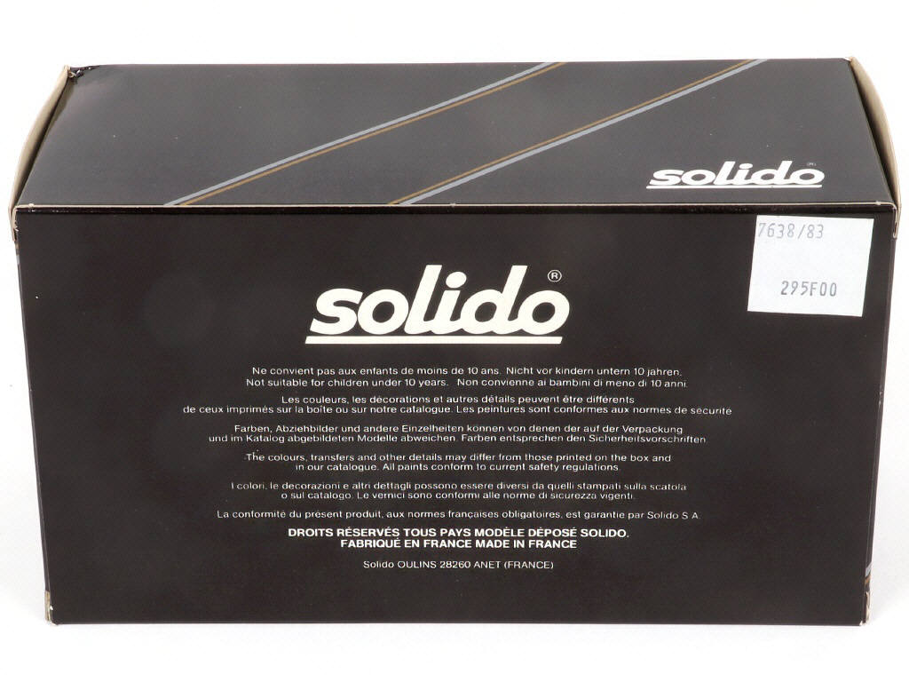 Lot 258 - SOLIDO (FRANCE) (1)