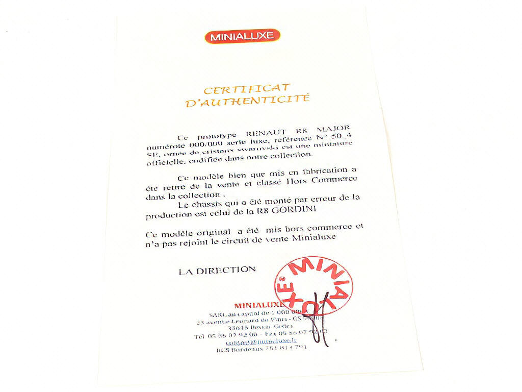 Lot 128 - MINIALUXE (FRANCE) (1)