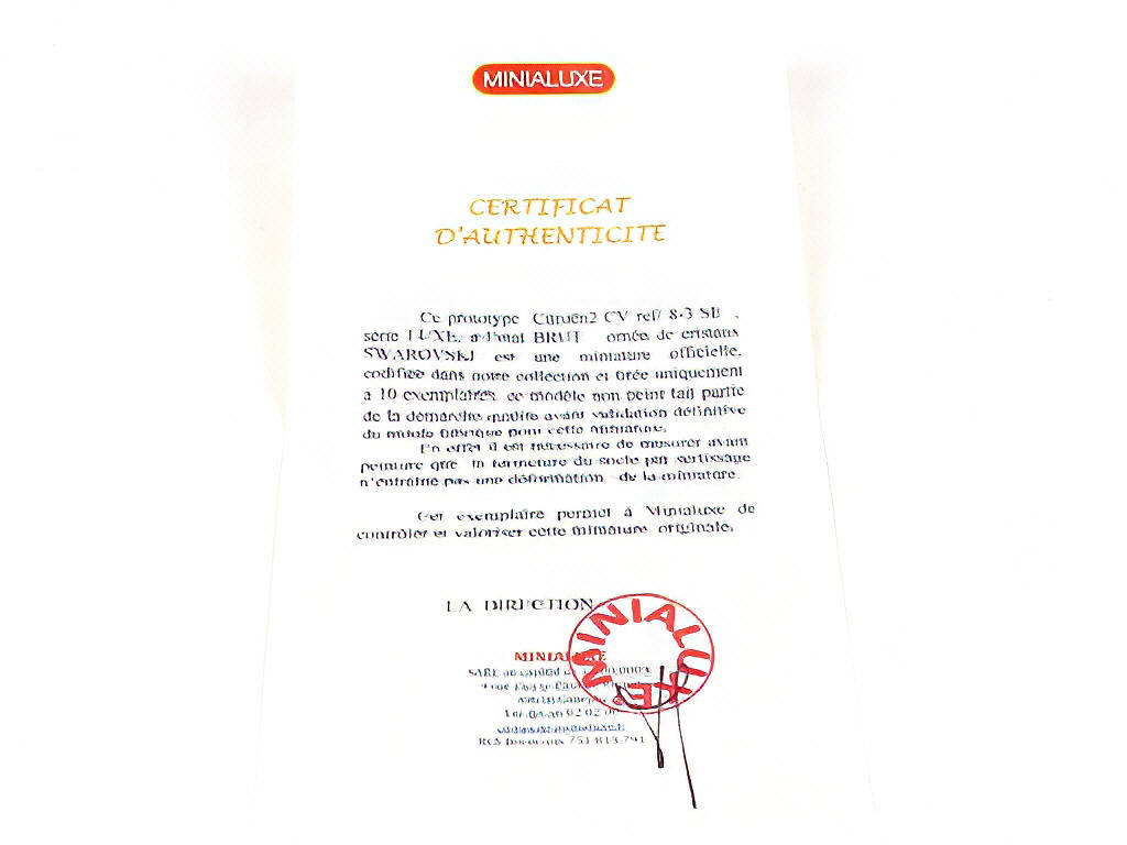 Lot 133 - MINIALUXE (FRANCE) (1)