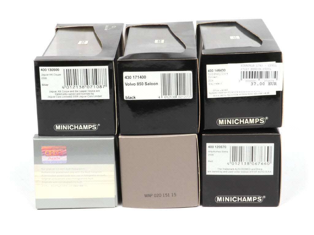 Lot 152 - MINICHAMPS (ALLEMAGNE) (6)