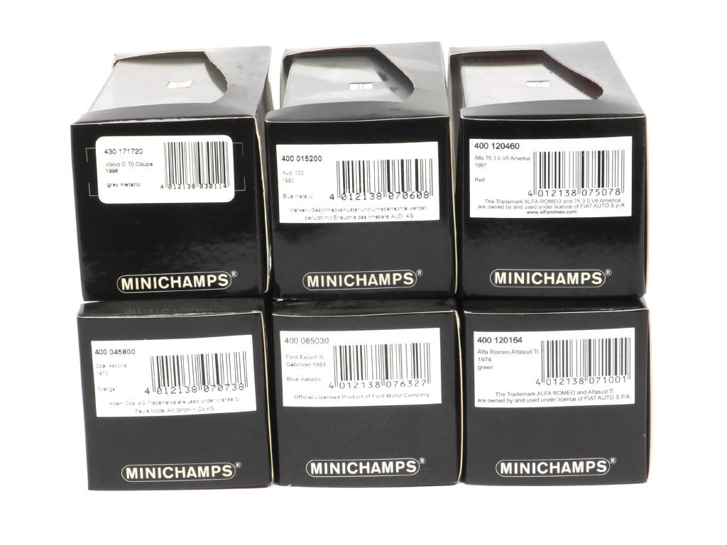 Lot 154 - MINICHAMPS (ALLEMAGNE) (6)