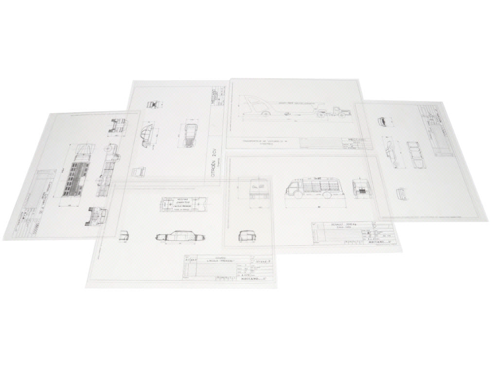 Lot 297 - DINKY TOYS (FRANCE) (6)
