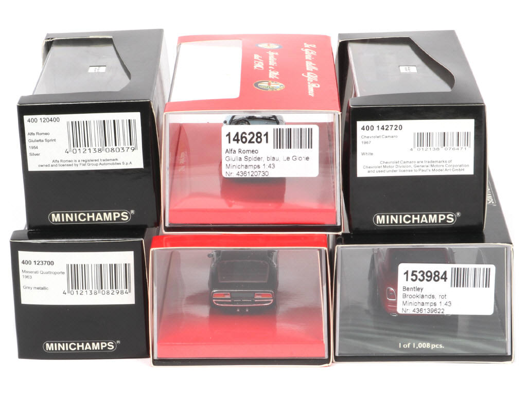 Lot 177 - MINICHAMPS (ALLEMAGNE) (6)