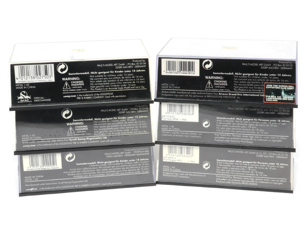 Lot 124 - MINICHAMPS (ALLEMAGNE) (6)