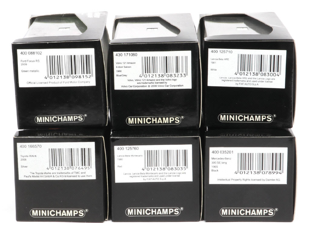 Lot 103 - MINICHAMPS (ALLEMAGNE) (6)