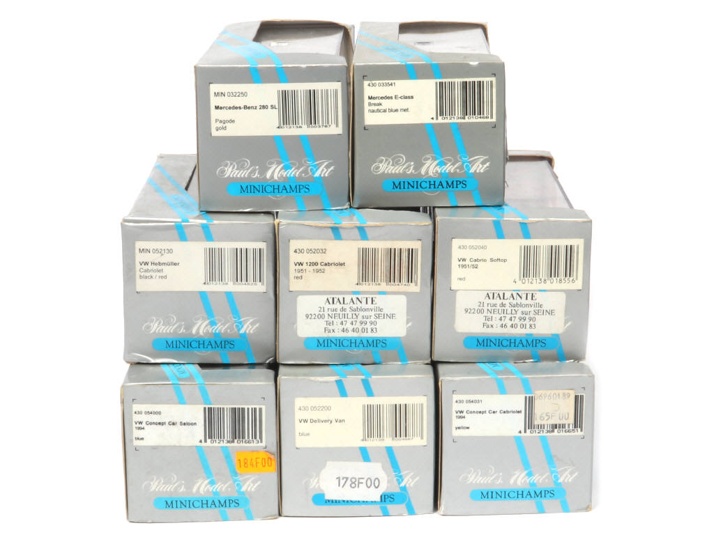 Lot 197 - MINICHAMPS (ALLEMAGNE) (8)