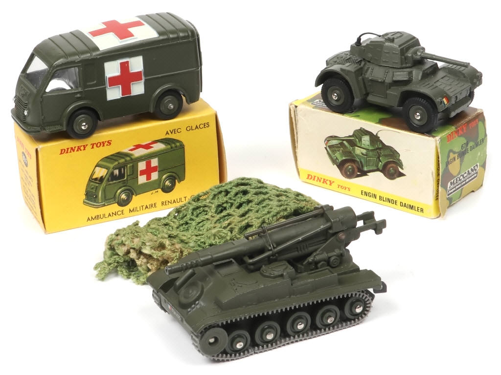 Lot 244 - DINKY TOYS (FRANCE) (3)