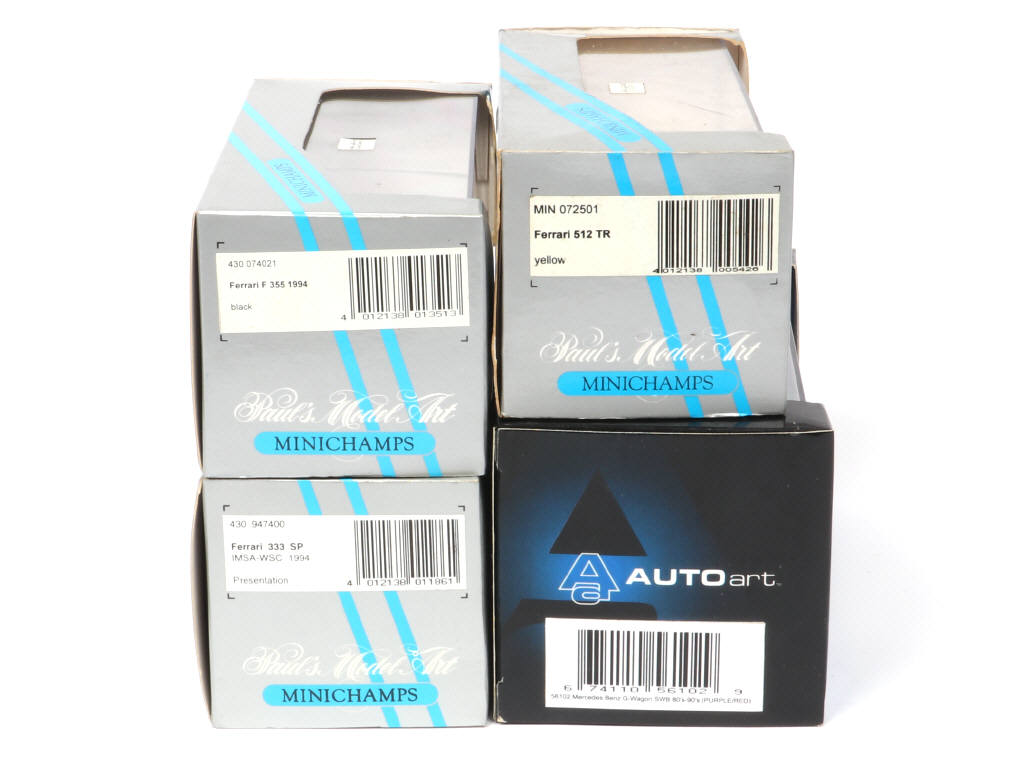 Lot 170 - MINICHAMPS (ALLEMAGNE) (4)