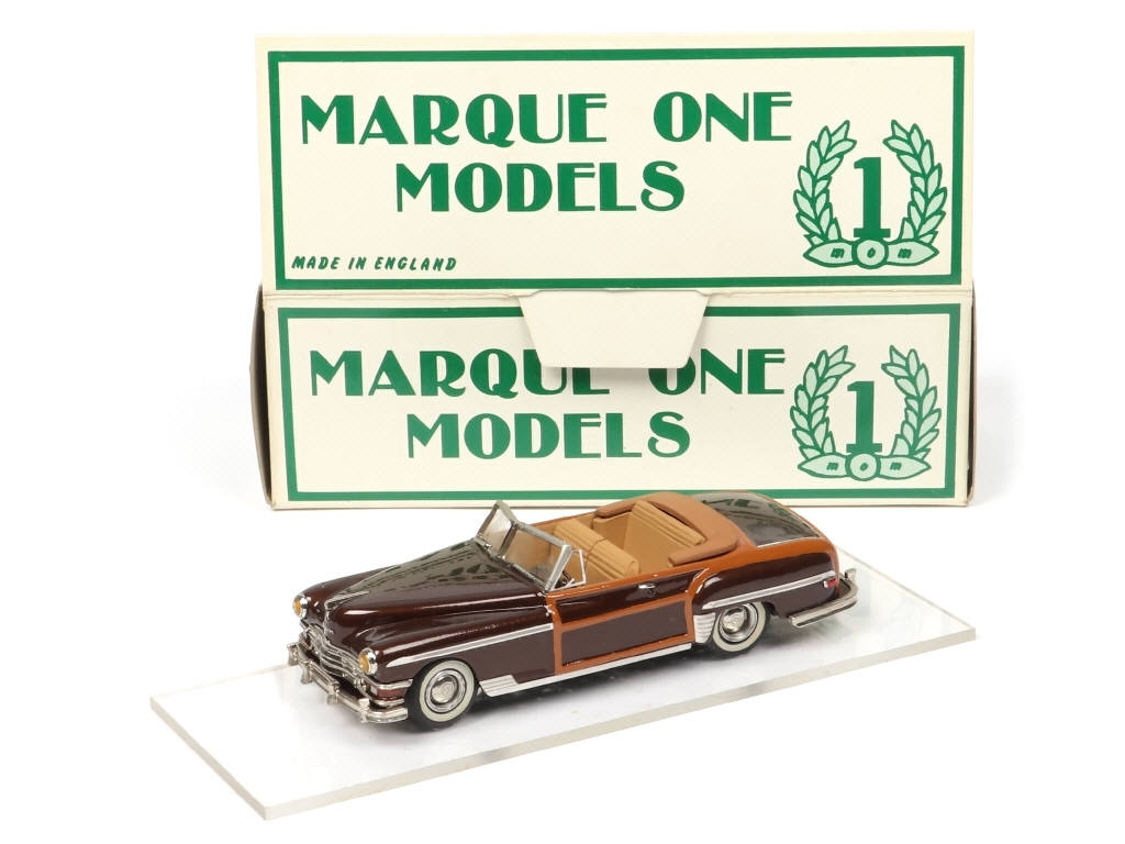 Lot 178 - MARQUE ONE MODELS (GB) (1)