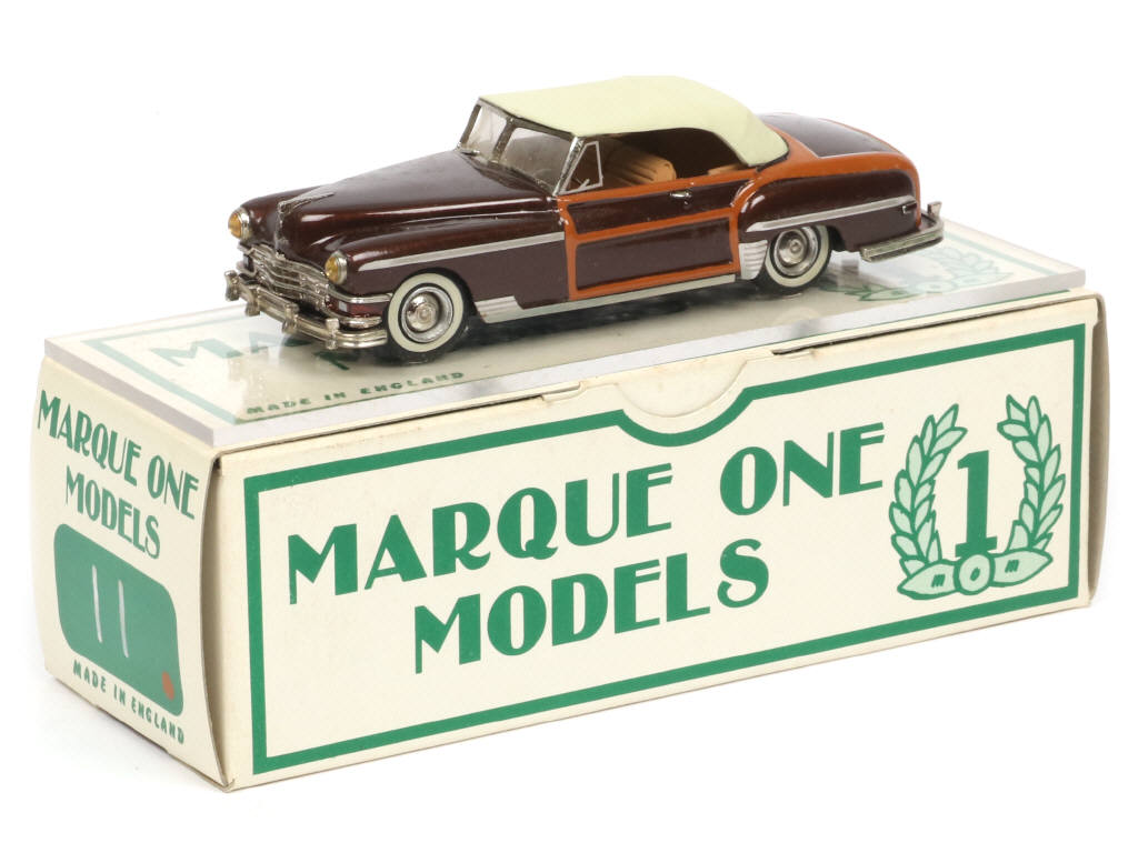 Lot 124 - MARQUE ONE MODELS (GB) (1)