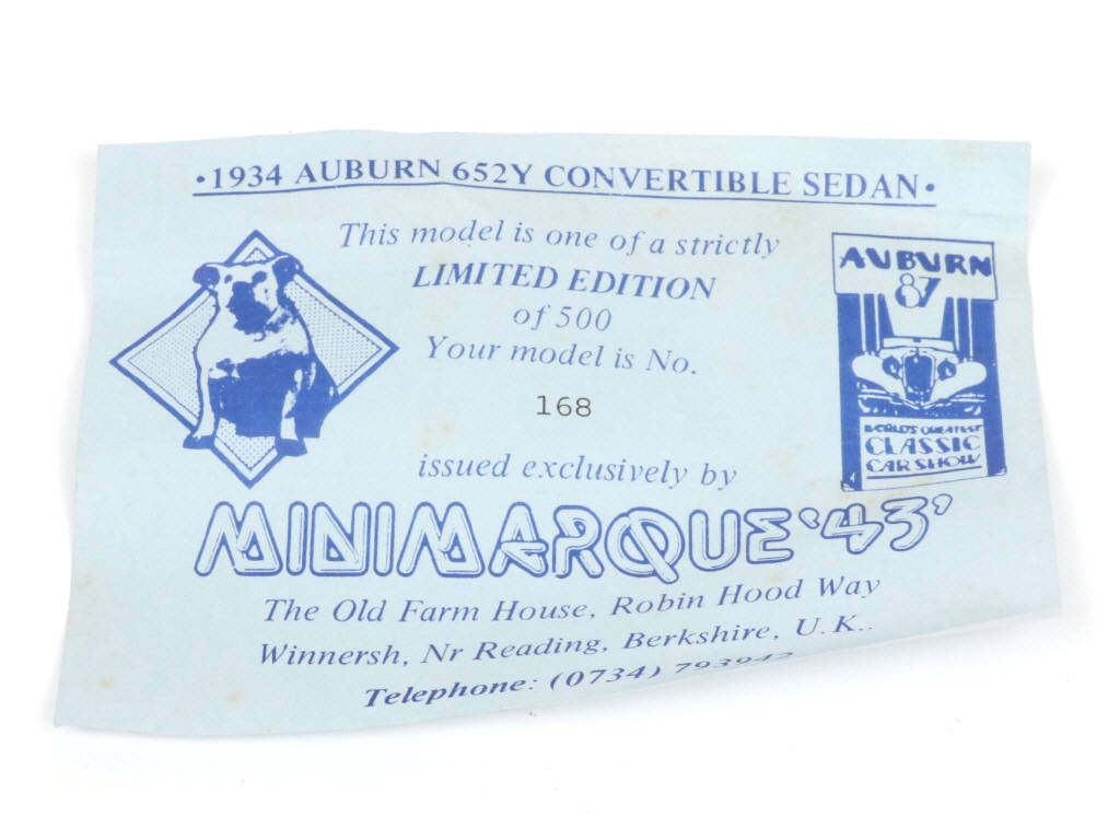 Lot 137 - MINI MARQUE '43' (GB) (1)