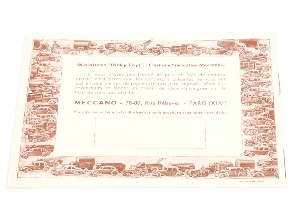 Lot 1 - DINKY TOYS (FRANCE) (1)