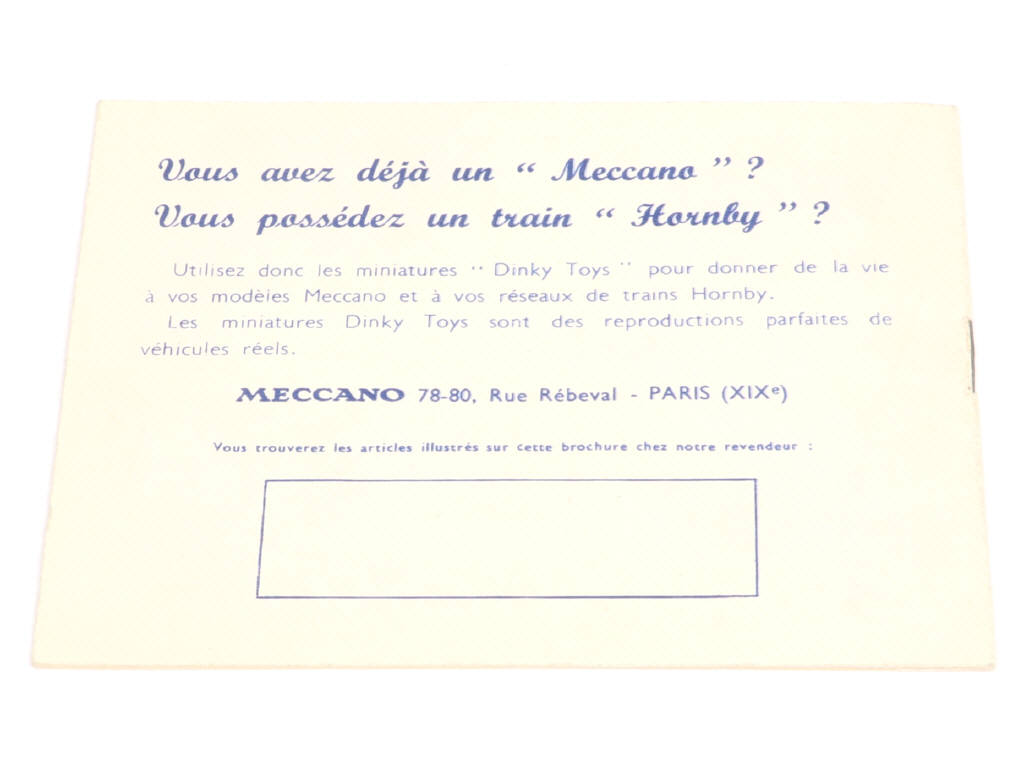 Lot 2 - DINKY TOYS (FRANCE) (1)