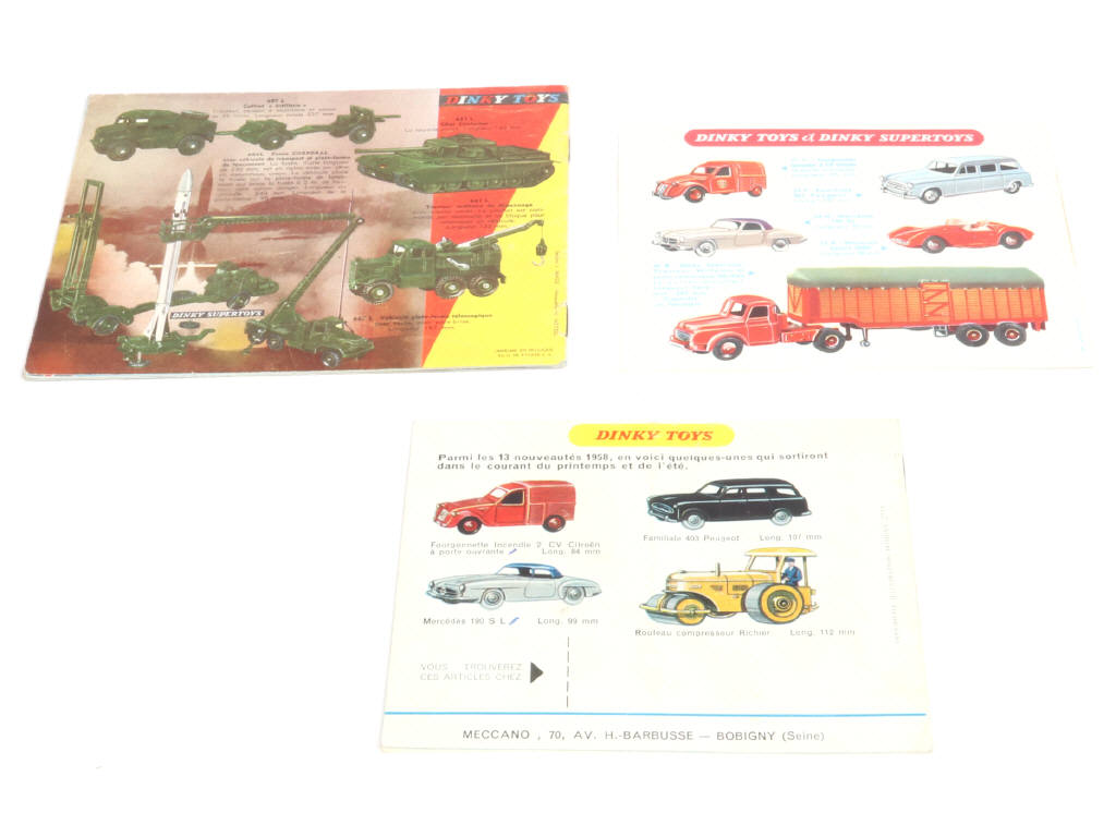 Lot 7 - DINKY TOYS (FRANCE) (3)