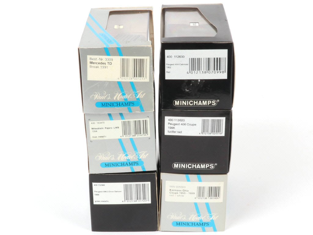 Lot 42 - MINICHAMPS (ALLEMAGNE) (6)