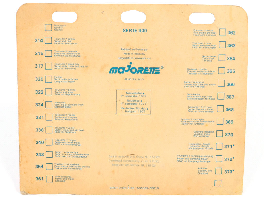 Lot 142 - MAJORETTE (FRANCE) (1)