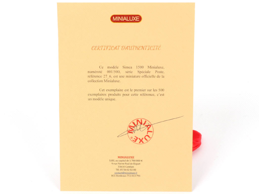 Lot 260 - MINIALUXE (FRANCE) (1)