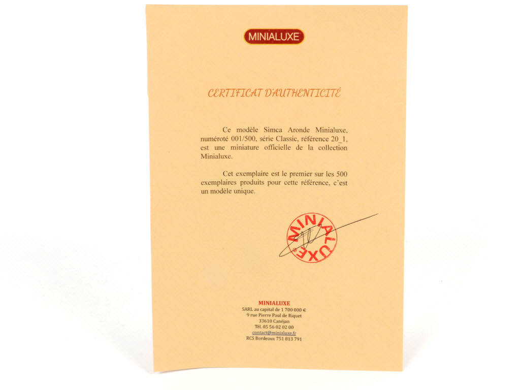 Lot 248 - MINIALUXE (FRANCE) (1)