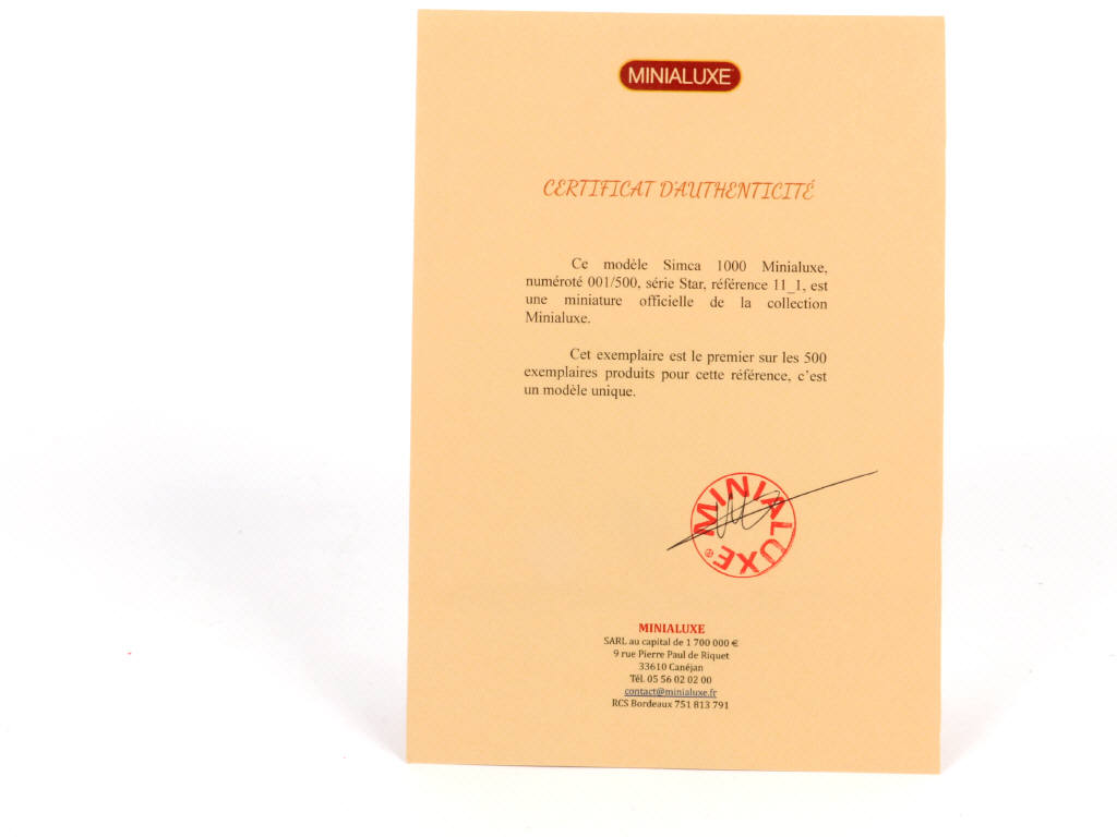 Lot 242 - MINIALUXE (FRANCE) (1)