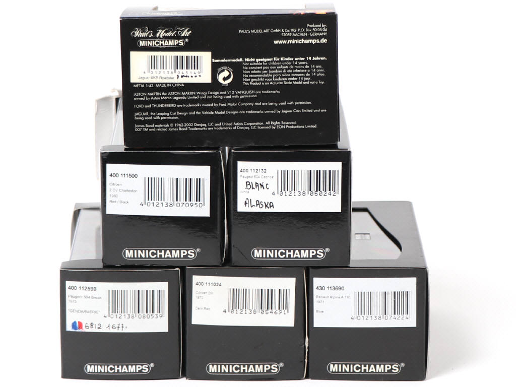Lot 147 - MINICHAMPS (ALLEMAGNE) (6)