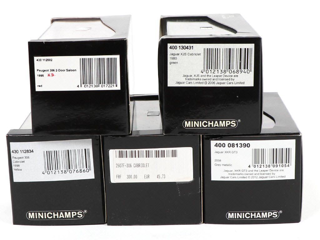 Lot 146 - MINICHAMPS (ALLEMAGNE) (5)