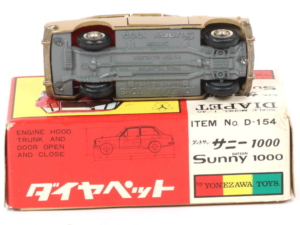 Lot 202 - YONEZAWA TOYS DIAPET (JAPON) (1)