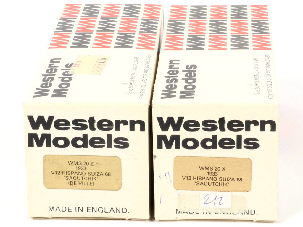 Lot 170 - WESTERN MODELS (GB) (2)
