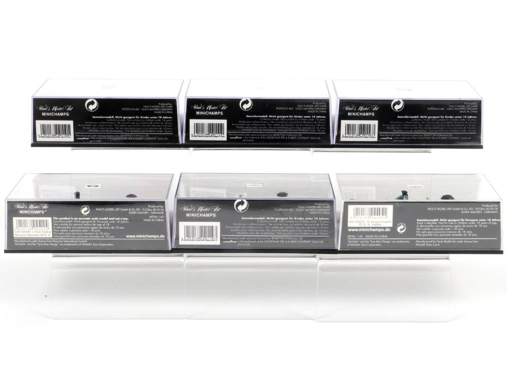 Lot 174 - MINICHAMPS (ALLEMAGNE) (6)