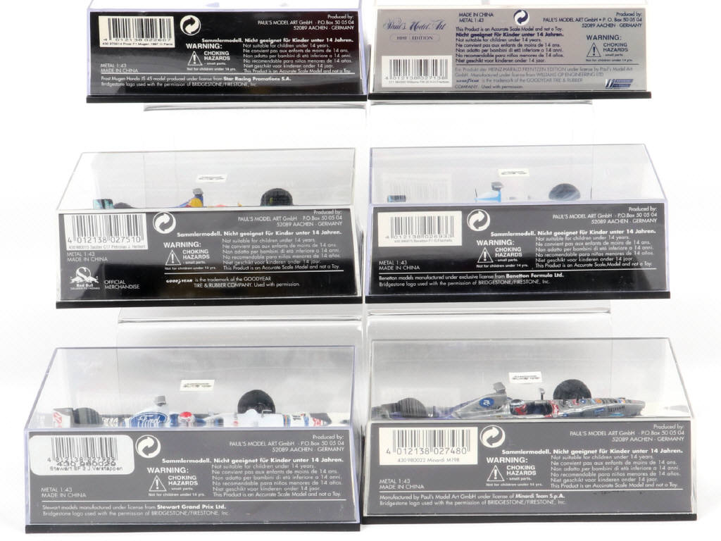 Lot 176 - MINICHAMPS (ALLEMAGNE) (6)