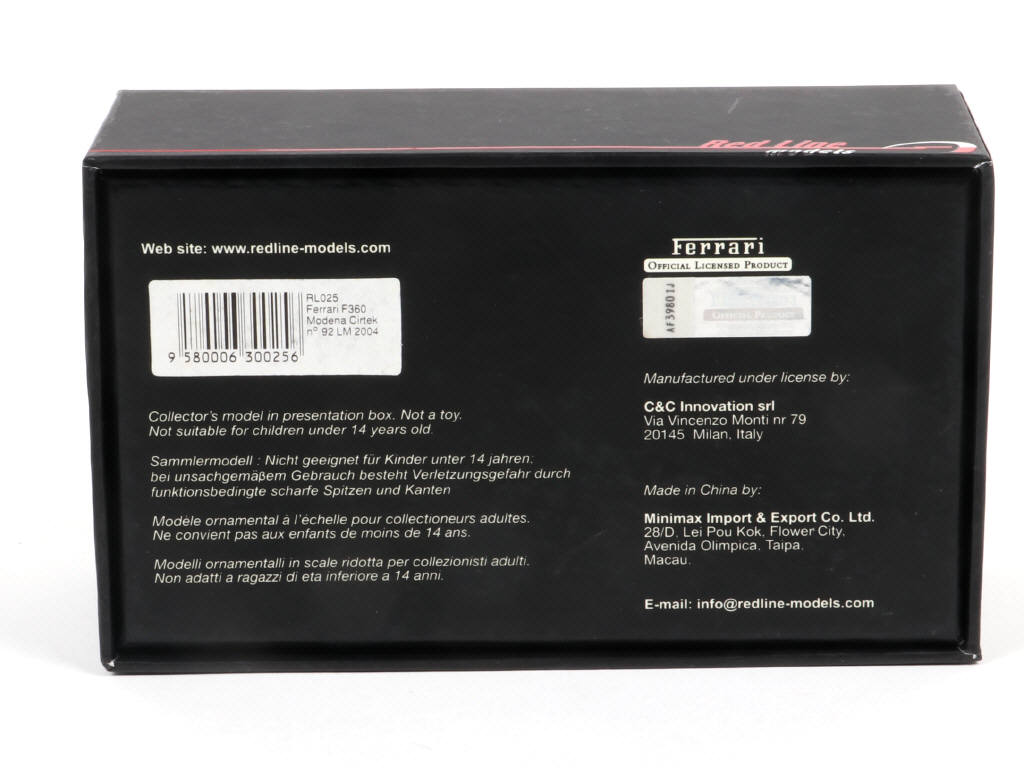 Lot 204 - RED LINE MODELS (ITALIE) (1)