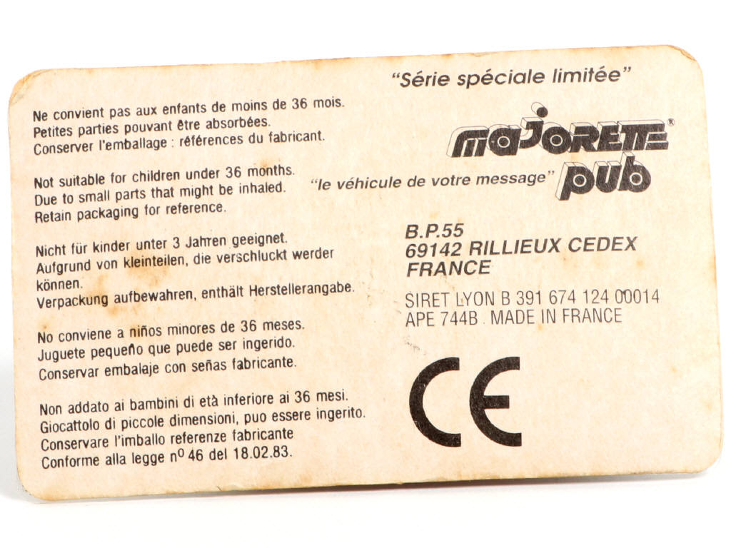 Lot 27 - MAJORETTE (FRANCE) (1)