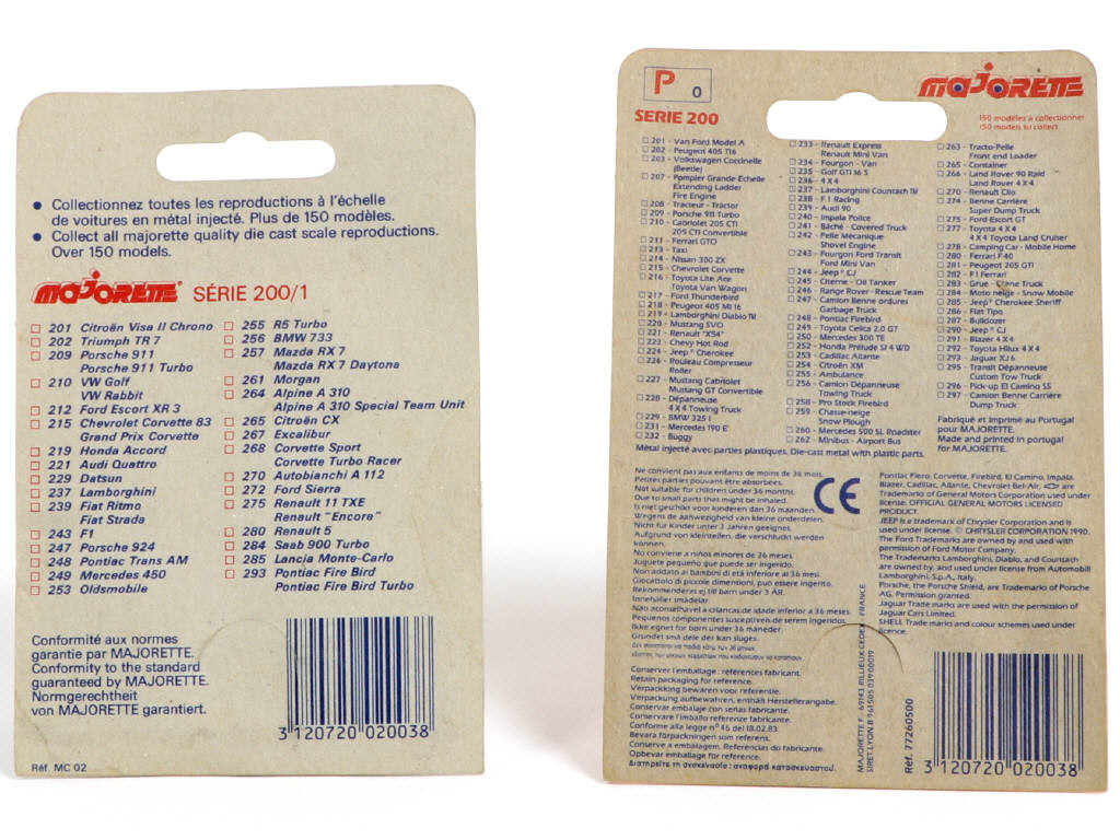 Lot 250 - MAJORETTE (FRANCE) (2)