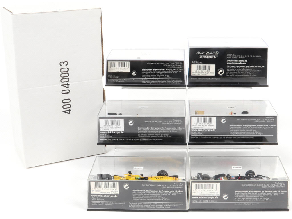 Lot 127 - MINICHAMPS (ALLEMAGNE) (6)
