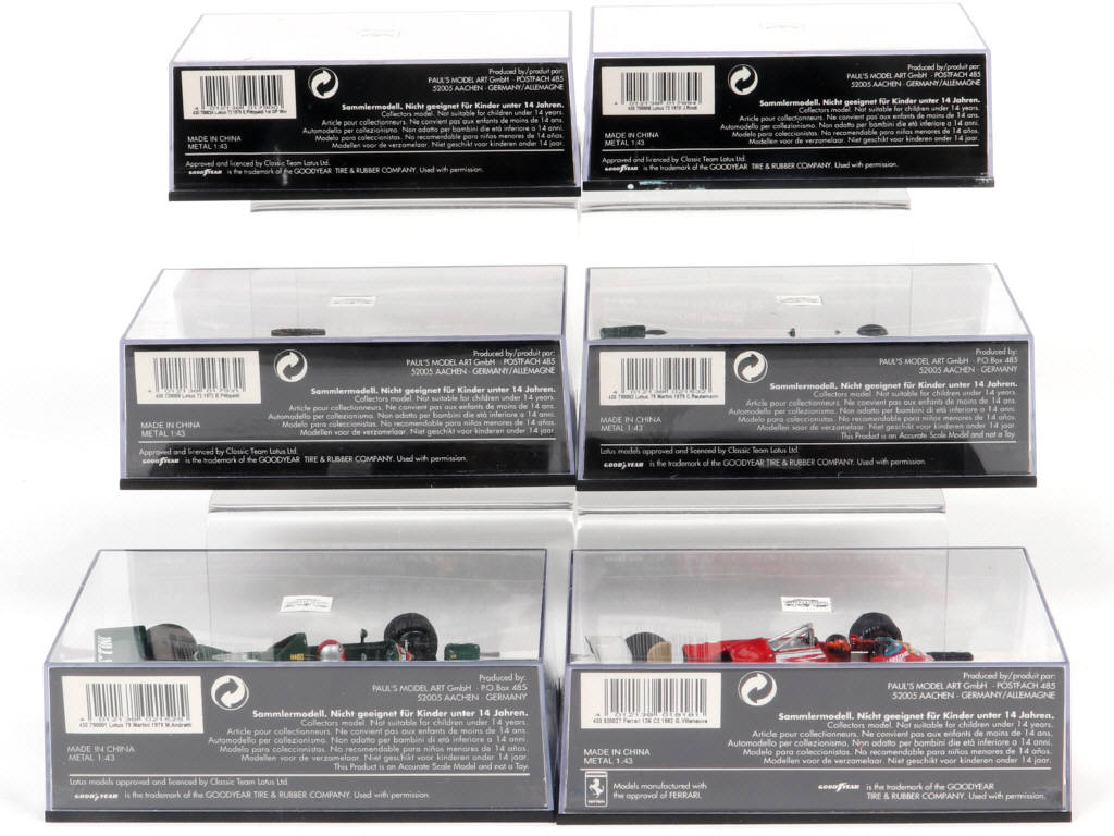 Lot 132 - MINICHAMPS (ALLEMAGNE) (6)