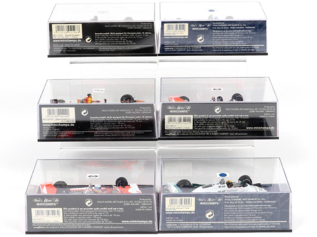 Lot 130 - MINICHAMPS (ALLEMAGNE) (6)