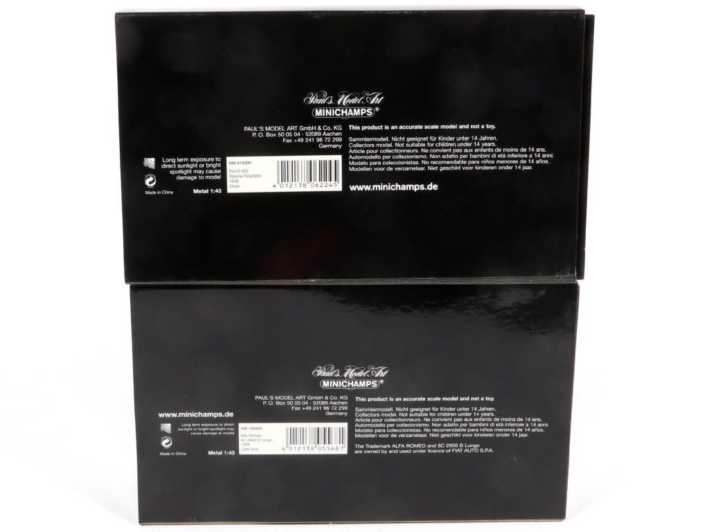 Lot 118 - MINICHAMPS (ALLEMAGNE) (2)