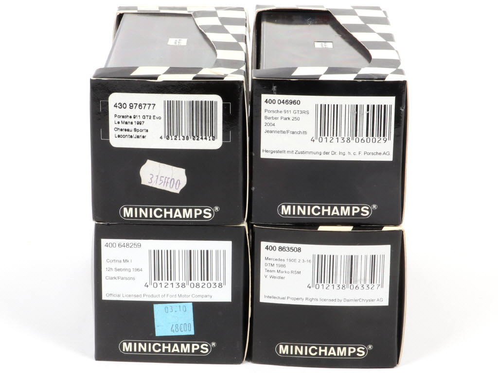 Lot 152 - MINICHAMPS (ALLEMAGNE) (4)