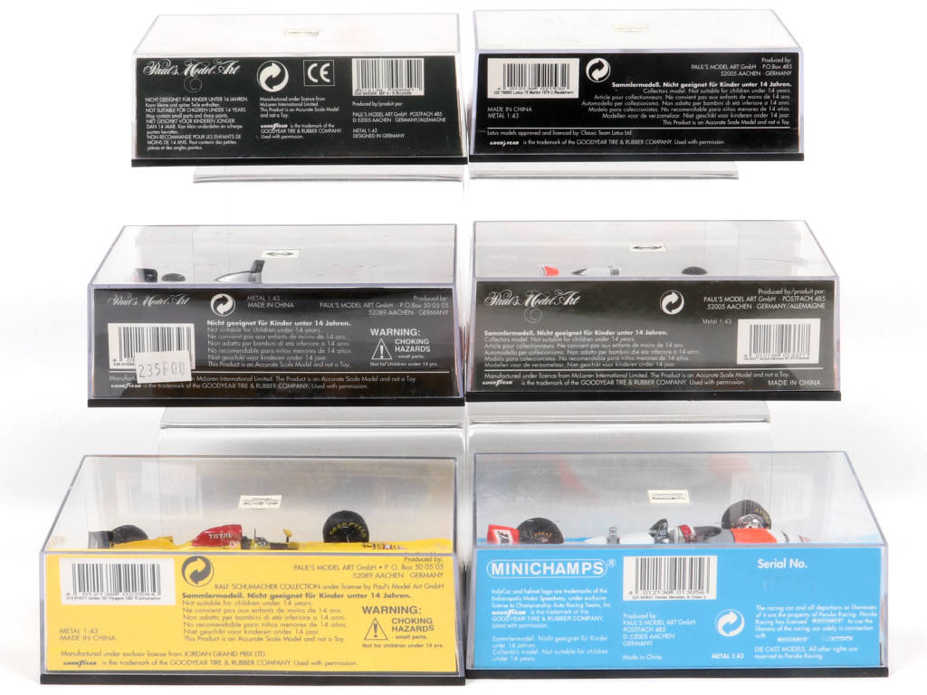 Lot 155 - MINICHAMPS (ALLEMAGNE) (6)