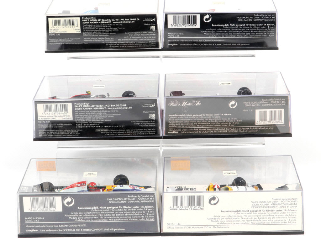 Lot 157 - MINICHAMPS (ALLEMAGNE) (6)