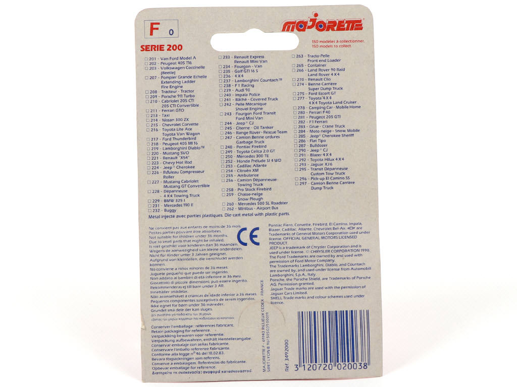 Lot 109 - MAJORETTE (FRANCE) (1)