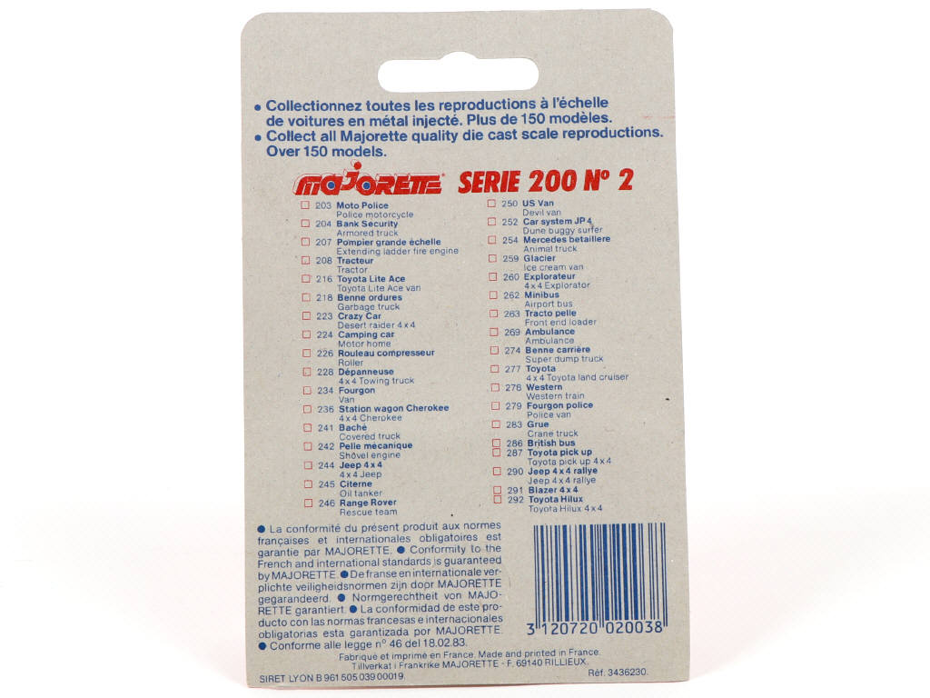 Lot 111 - MAJORETTE (FRANCE) (1)